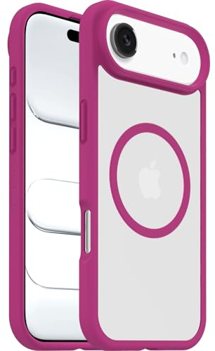 OtterBox React MagSafe Case for iPhone Air, Clear/Pink | Shockproof, Drop-Proof, Ultra-Slim Protective Thin Case, Tested to Military Standard