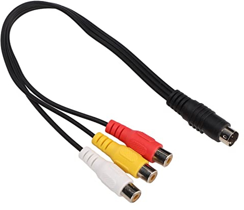 Ausla S-Video-Kabel, 4-poliger Stecker auf Buchse, Reiner Kupferkern, Klare Signalübertragung, Plug-and-Play, für Fernseher, Spielkonsolen