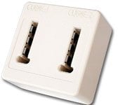 Connectique téléphonie et ADSL Doubleur PTT 2 Lignes 2 postes 91183