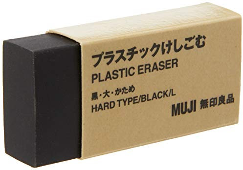 JAPAN MUJI Eraser Black MoMA Collection Large Size