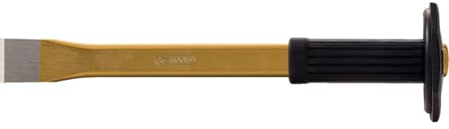 KS Tools 162.0202 Maurermeißel mit Handschutzgriff,flach oval,27x250mm