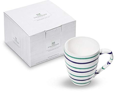 GMUNDNER KERAMIK Tazza per la colazione, capacità massima: 0,3 litri, stoviglie Traunsee, realizzate a mano in Austria