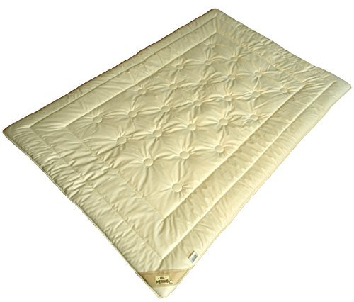 Bio Winterdecke Duo-Warm Steppbett Reine Schurwolle KBA+KBT 135x200 528544