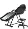 Anaelle Pandamoto Table du Massage Réglable Lit du Massage Pliante en Cuir PU avec Tabouret pour Salon Professionnel et Maison, Poids: 31kg, Noir