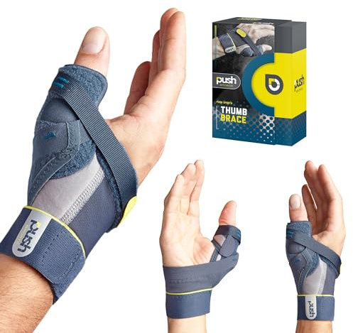 Push Sports Daumenstütze für Skifahrer-Daumen, teilweise Ruptur oder Instabilität des MCP-1-Gelenks