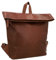 Gusti Fahrradrucksack Leder- Moreno A. Rucksack inkl. Platte Lederrucksack Lenkertasche Cityrucksack Braun Leder