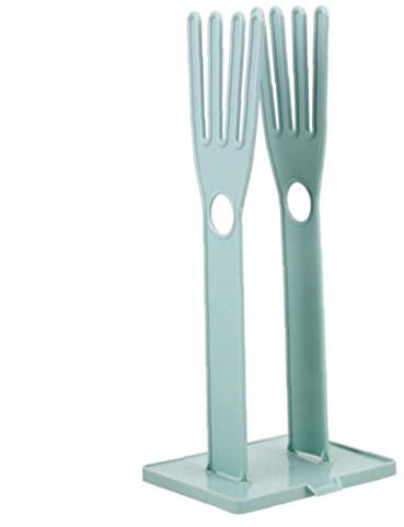 TOSSPER Kitchen Glove Stand Holder Plastic Gloves Drying Dryer Rack Kitchen Sink Accessories Towel Holder Kitchen Cleaning Tool