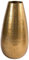 Elegante Vase Orient 49cm Gold im Grid Hammerschlag Design