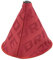 YEHICY Universal-Schaltknauf aus Segeltuch, manuell, rot, JDM-Stil, Schaltknauf, Halsband, Hyper-Stoff