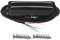 FLEOR Hot Rail Keramik Single Coil Sized Humbucker Pickup Hohe Leistung 12-13K Steg Tonabnehmer für ST E-Gitarre, Schwarz