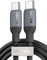 UGREEN Câble USB C vers USB C Charge Rapide PD 60W Gel de Silice Compatible avec iPhone 16 Plus Pro Max 15 Galaxy S24 Plus Ultra S23 A55 A35 iPad Pro Air MacBook Pro Steam Deck (1M, Noir)