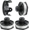 Rasentrimmer Faden 3 Stücke Rasentrimmer Spule, Nylon Rasentrimmer-Ersatzfadenspule, Rasentrimmer Ersatzspule - 8.3m, Ø1.6mm, für Rasentrimmer DUR181 DUR181Z DUR181RF 195858-1/196146-9