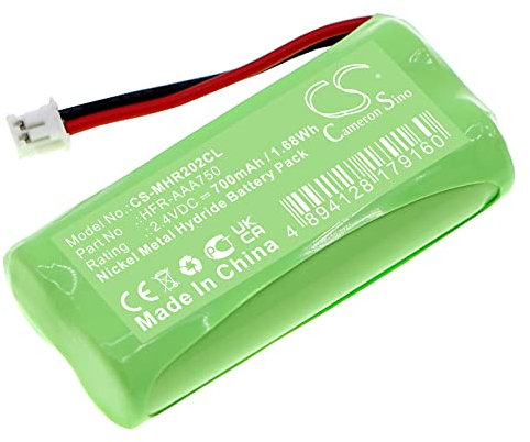 TCTK Akku 700mAh Kompatibel mit [Motorola] O201C, O202C Ersetzt HFR-AAA750 FBA
