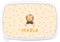 LolaPix Caja merienda infantil y bebe. Fiambrera infantil. Regalos personalizados. Apta para microondas y libre de BPA, filatos y metales pesados. Leon flores