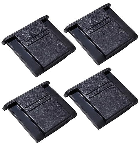 Hot Shoe Covers for Nikon Z Series, DSLR, Panasonic S5, GH5, Olympus OM-D & Pen – Fits ISO Hot Shoe, Dust-Proof & Moisture-Proof, 4-Pack