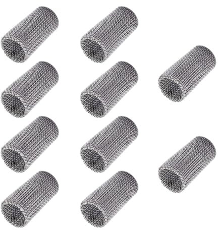 JNNJ 10 Stück Glühkerzen-Brennersieb, Edelstahl Brenner Sieb, Mini-Glühkerzen-Sieb, Mesh Air Standheizung Auto Glow Pin Plug, Air Dieselheizung Mesh, Standheizung Ersatzteile