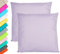 JACK 2er Set Outdoor Kissenhülle Kissenbezug 45x45cm Wasserfest Sitzkissen Lounge Kissen Garten Stuhl Lotus Effekt, Farbe:Flieder