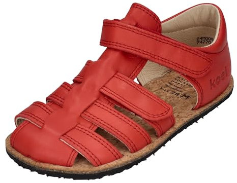 KOEL Barefoot Kinder Sandalen ARIN NAPPA - ferr red, Größe:23 EU