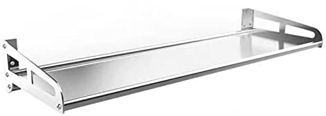 Genérico Soportes para estantes de almacenamiento con 5 ganchos extraíbles, soporte de pared para mostrador de cocina que ahorra espacio