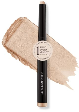 Laura Mercier Caviar Stick Creme-Lidschatten - Schimmernd, 24 Std. Halt | Wasserfeste Formel mit Hyaluronsäure sorgt für intensive Farbe. Lässt sich leicht auftragen & nahtlos verblenden