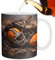 Taza de café divertida de fútbol americano, taza de té deportiva de cerámica, taza de té de gran capacidad, decoración de escritorio, perfecta para el hogar o regalo, 9,5 x 8 cm
