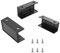 KAQNTUD Adjustable Laptop Stand for Desk, Space Saving Under Desk Notebook Holder Mount for Keyboards and Routers