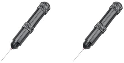 Glayent 2X Mini Metal Glue Applicator Needle for Hobby, Craft, Model and Small Part Dispensing