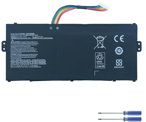 FDMOZRE Batería para portátil AP19A8K (40,22 WH) para Acer Chromebook Spin 311, CP311-1H, CP311-1HN, Serie 2HN, R752TN-C07T, R752T-C3M5 y 3ICP5/58/72