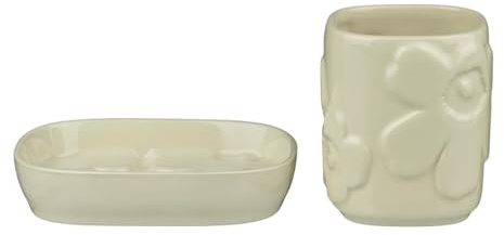 Marimekko - Unikko Badezimmer Accessoire Set, Natur (Herbst/Winter 2025)