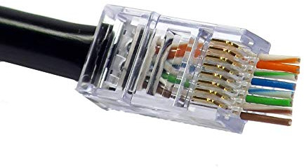 Platinum Tools EZ-RJ45 CAT6 Connectors, 100-Pieces