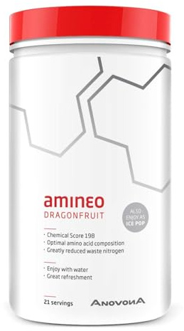 AnovonA amineo Dragonfruit - mit freien essentiellen Aminosäuren, 1er Pack (525 g)…