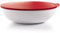 TUPPERWARE Allegra 1,5 L rot weiß Schüssel Schale servieren Servierschale 9891