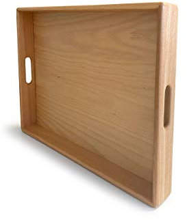 werkstatt-design Tablett, Holztablett Buche/Esche geölt