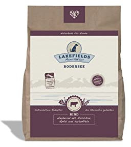Lakefields Premium Hundefutter trocken | Rind 68% | 2,5kg | Getreidefreies Trockenfutter für ausgewachsene Hunde | Fenchel, Äpfel & Rote Beete | Zutaten in Lebensmittelqualität | Schonend gebacken