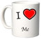 DìMò Art Personalisierte Tasse I Love Hearts Me Mug Gift I Love Me