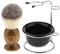 MagiDeal Kit Outils de Rasage Manuel pour Hommes Blaireau à Raser + Bol à Savon de Rasage + Support Stand de Rasoir/Brosse à Barbe