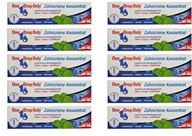10x One Drop Only Zahncreme Konzentrat 25ml Antibakteriell Zahnpasta, Toothpaste
