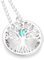 Lebensbaum Kette Namenskette Silber 925 TREE OF LOVE Crystal Silberkette mit Gravur Familienschmuck