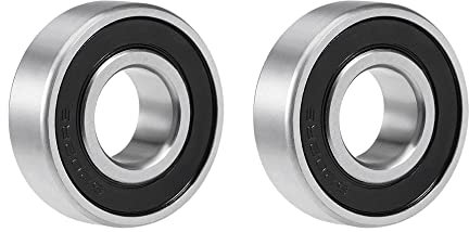 sourcing map 2Stk.6202-2RS Rillenkugellager 15x35x11mm doppelt abgedichtete Kugellager GCr15 Lager (Z4 Hebel)