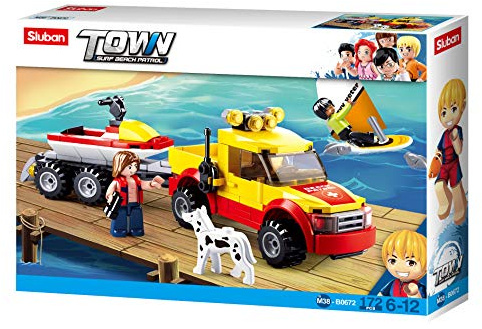 Sluban BEACH RESCUE - rescue jeep and jet ski