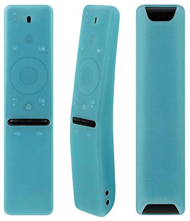 Funda Protectora de Silicona para Samsung Mandos a Distancia, BN59-01241A BN59-01260A BN59-01259E BN59-01266A Antideslizante, a Prueba de Golpes,Lavable (Azul Luminoso)