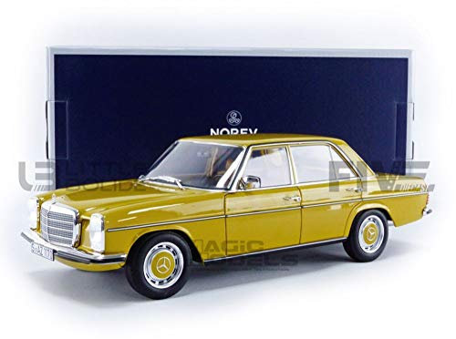 Norev Mercedes 200 /8 Strichachter W115 1968 gelb Modellauto 1:18