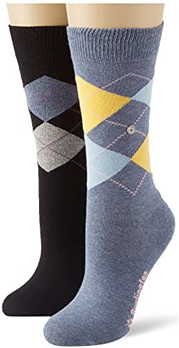 Burlington Damen Basic Gift Box W SO Socken, Mehrfarbig (Sortiment 0030), 36-41 (UK 3.5-7 Ι US 6-9.5) (2er Pack)