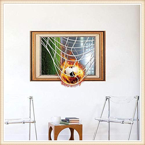 Wanddeko Fürs Kinderzimmer,Kreative Fußball Fotorahmen 3D Wandaufkleber Wohnzimmer Schlafzimmer Wanddekoration Moderne Kunst Wandbild Junge Raumdekoration, 3D Aufkleber Für Schlafzimmer Jungen