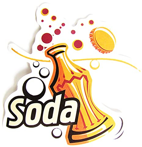Cola - Aufkleber - Soda - Motiv 089-72 x 70 mm