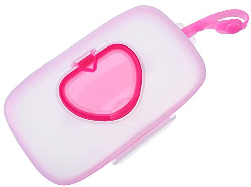 EXCEART Reinigungstücher, Make-up-Tücher, Tücherspender, 1 Stück, nachfüllbar, für Feuchttücher, tragbar, Feuchttücher, Spender für Kinderwagen, Toilettentücher