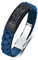 Personalisierte Silikon medizinische Alarm Armband,maßgeschneiderte Silikon Sport Armband Notfall ID Armbänder für Herren Teens Jungen,medizinische ID SOS im Freien täglich Armband einstellbar