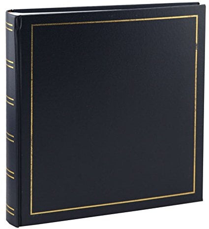 IDEAL TREND Tradition Fotoalbum in 30x30 cm 100 Seiten Jumbo Fotoalbum Buchalbum: Farbe: Blau