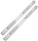 RackMatic - Guías Laterales telescópicas de 500 mm Extensibles para Caja Rack 19 IPC, Color Plateado