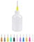 Dispensers Applicator Bottles Set, 50ml Dispensing Bottles With 11Pcs 0.5 Inch Dispensing Needles for DIY Quilling, Acrylic Painting, Oiler Bottle, Craft, Artwork Hobbies